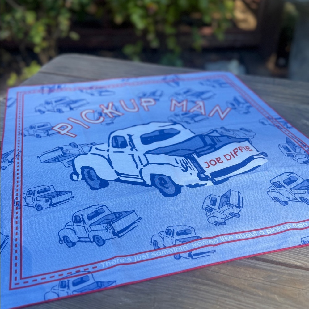 Vintage Joe Diffie Pickup Man Bandana